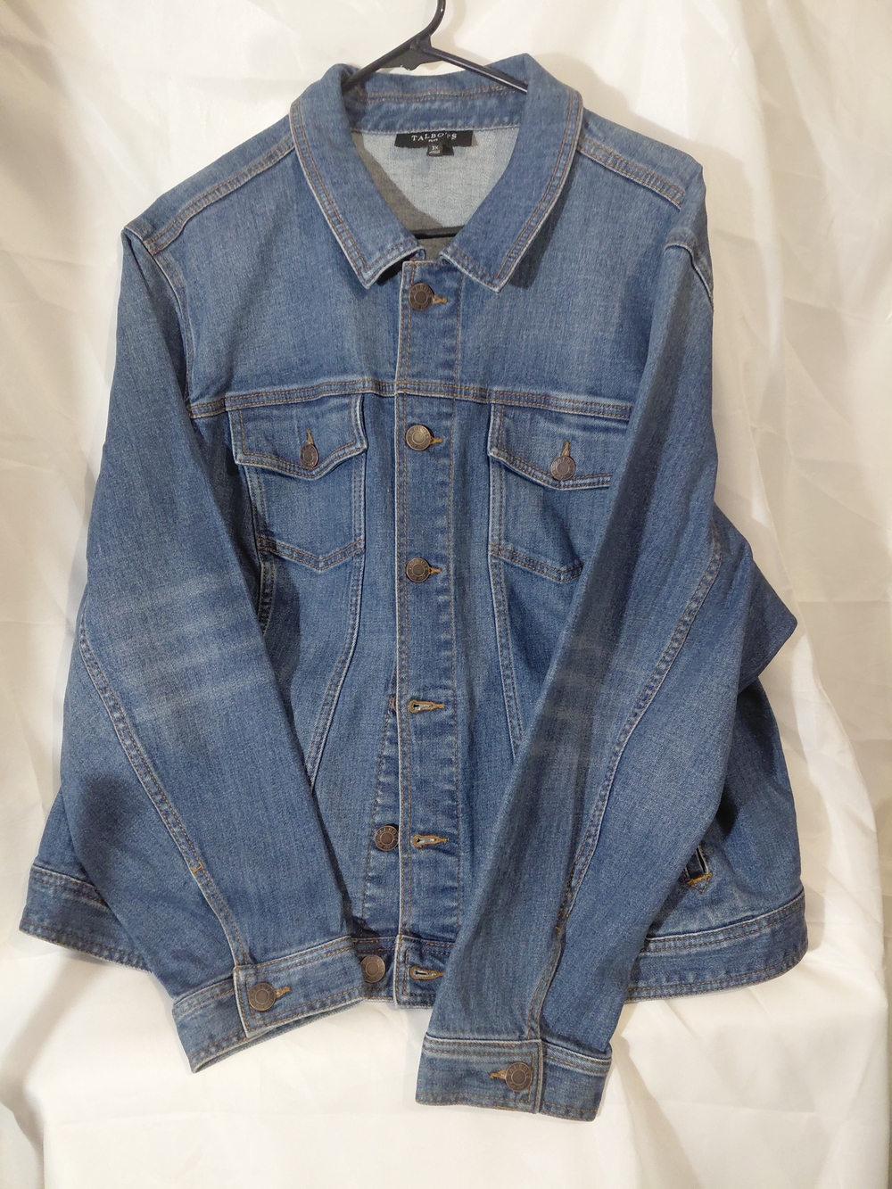 Talbots Blue Denim Jacket - Classic Button Front